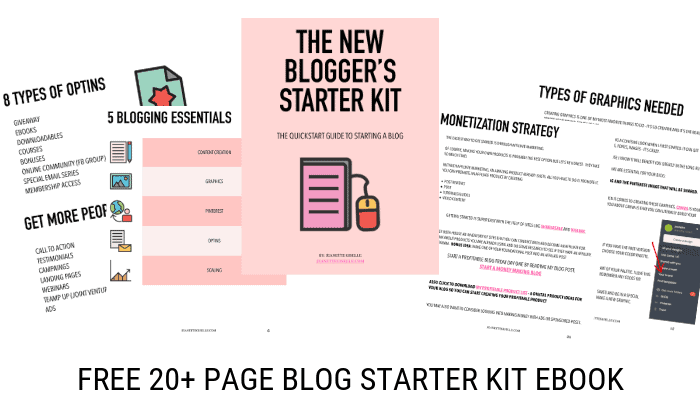 New Blogger's Starter Kit - The 5 Blogging Essentials